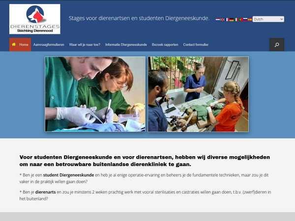 afbeelding van website home page